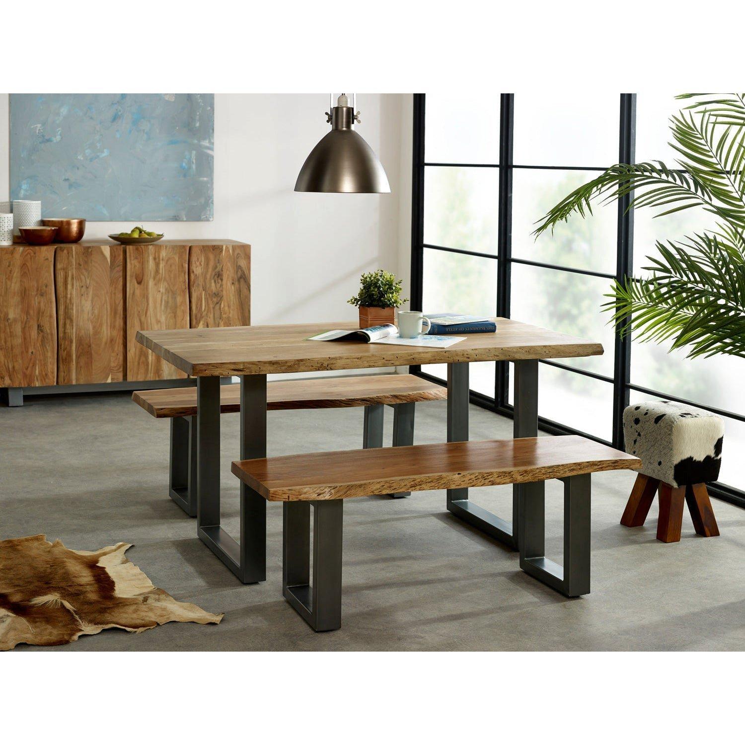 Wollaston Natural Essential Live Edge Large Dining Table