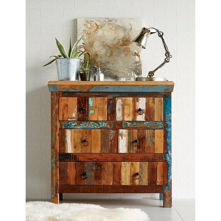 Ted Reclaimed Boat 4 Drawer Chest