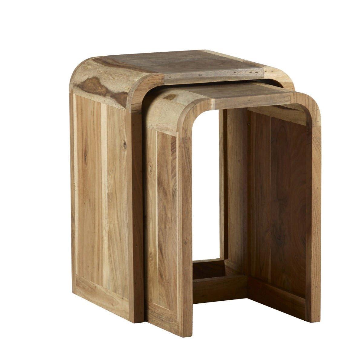 Daizha Nest of 2 Wooden Tables