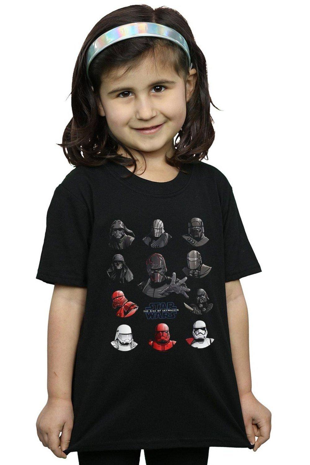 First Order Character Line Up Cotton T-Shirt