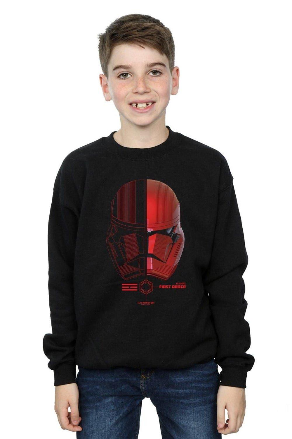 Star Wars The Rise Of Skywalker Sith Trooper Helmet Sweatshirt