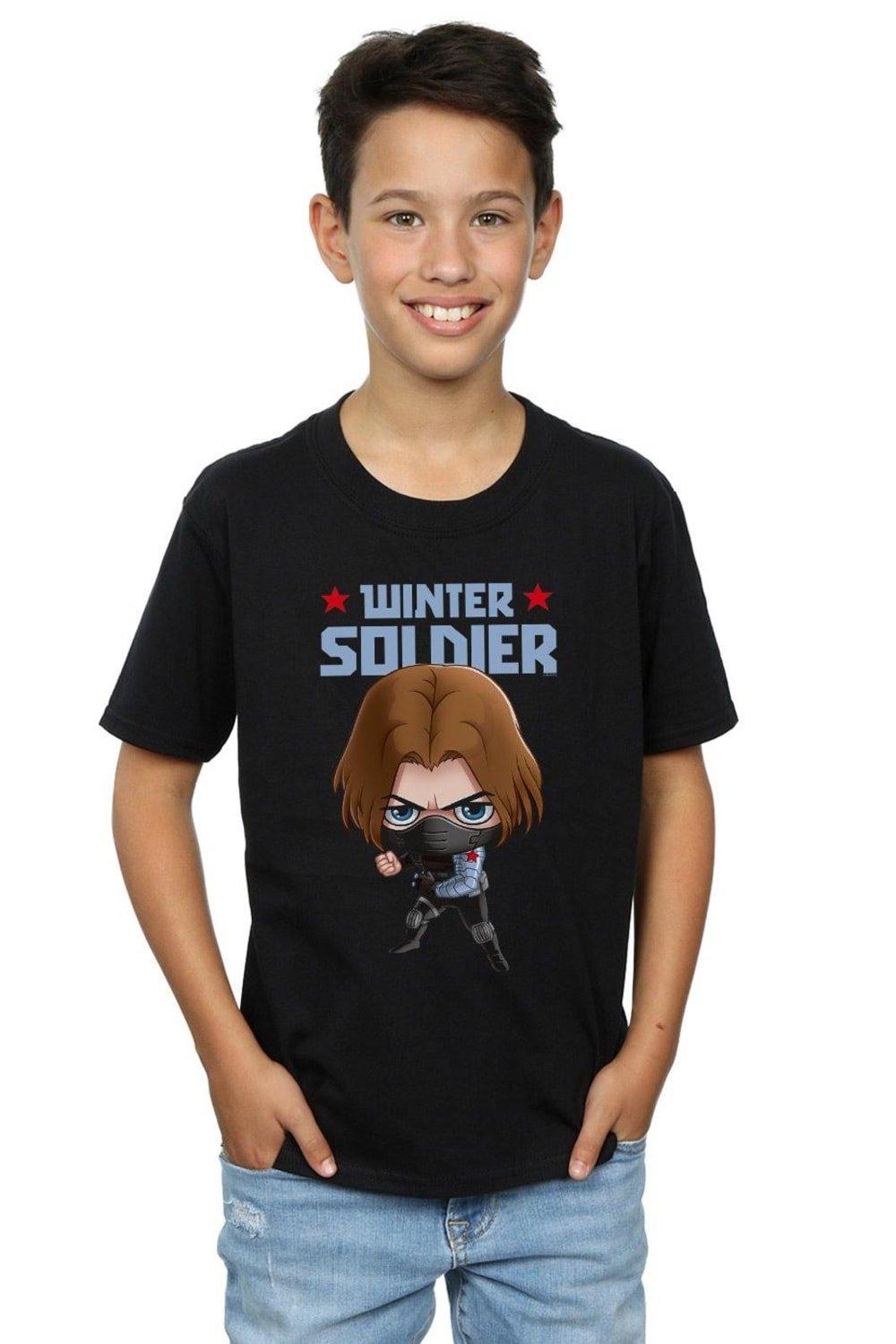 Winter Soldier Bucky Toon T-Shirt