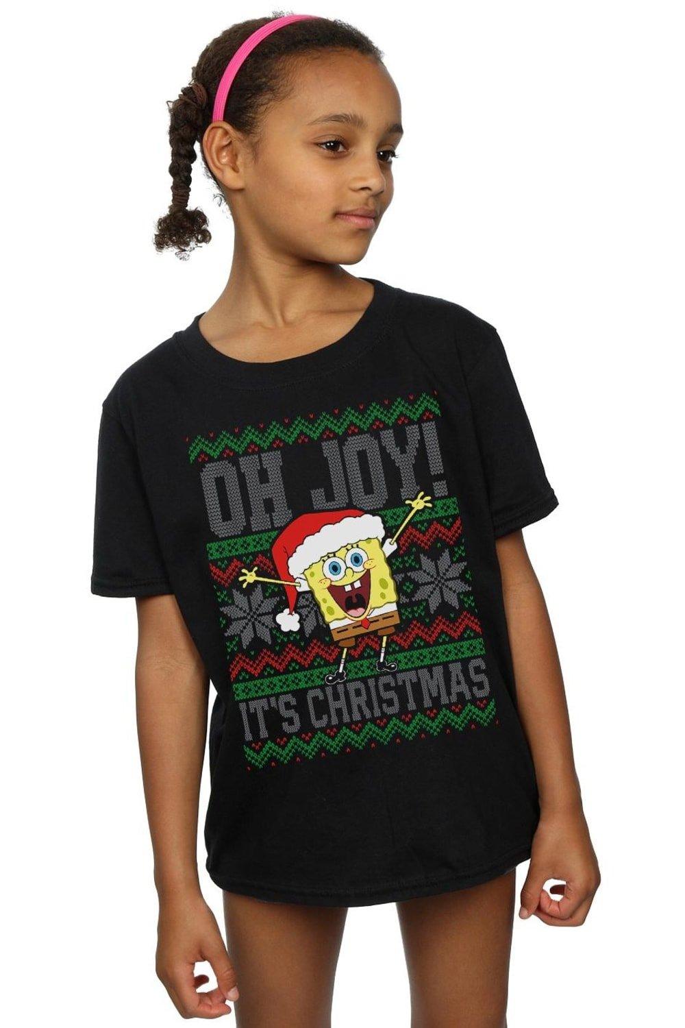 Oh Joy! Christmas Fair Isle Cotton T-Shirt