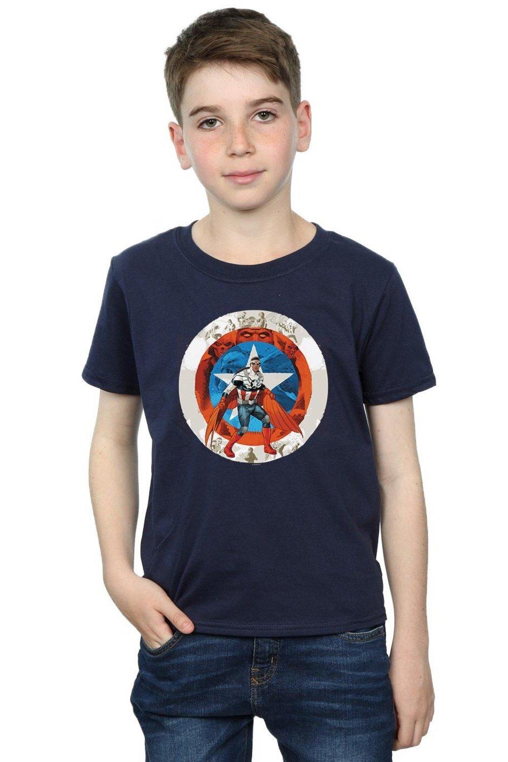 Captain America Sam Wilson Shield T-Shirt