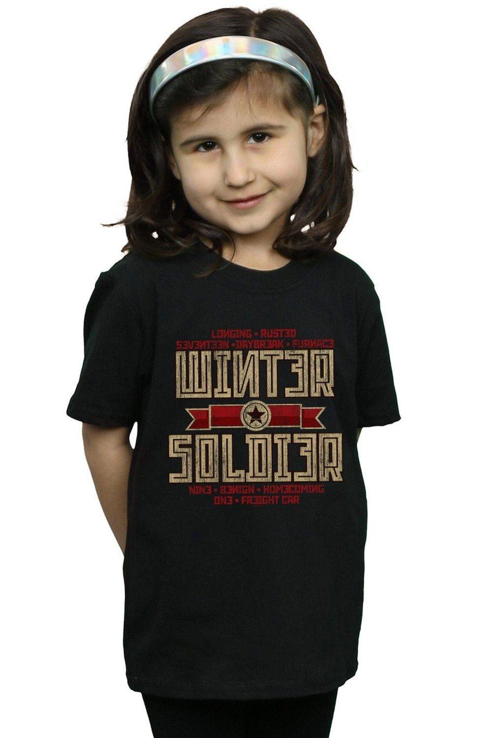 Winter Soldier Trigger Badge Cotton T-Shirt