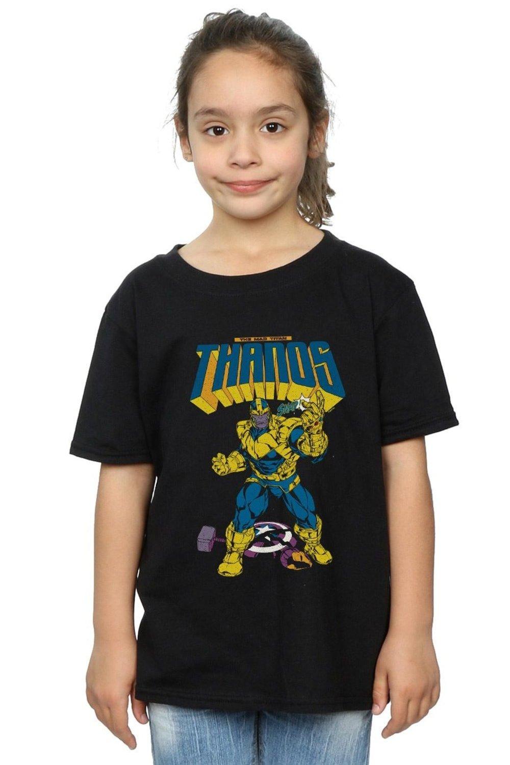 Thanos Mad Titan Snap Cotton T-Shirt