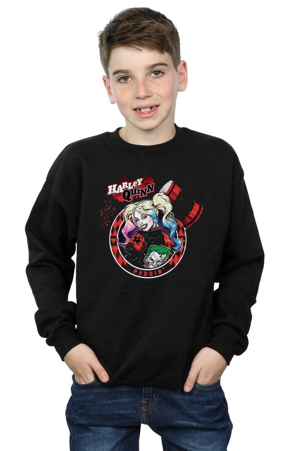 Harley Quinn Joker Patch Sweatshirt