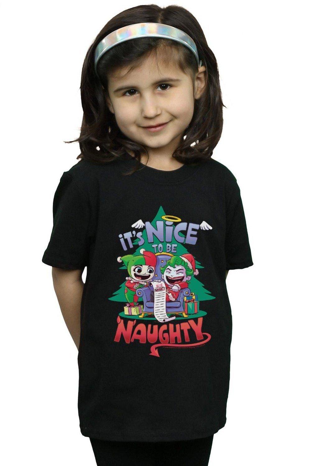 Super Friends It’s Nice To Be Naughty Cotton T-Shirt