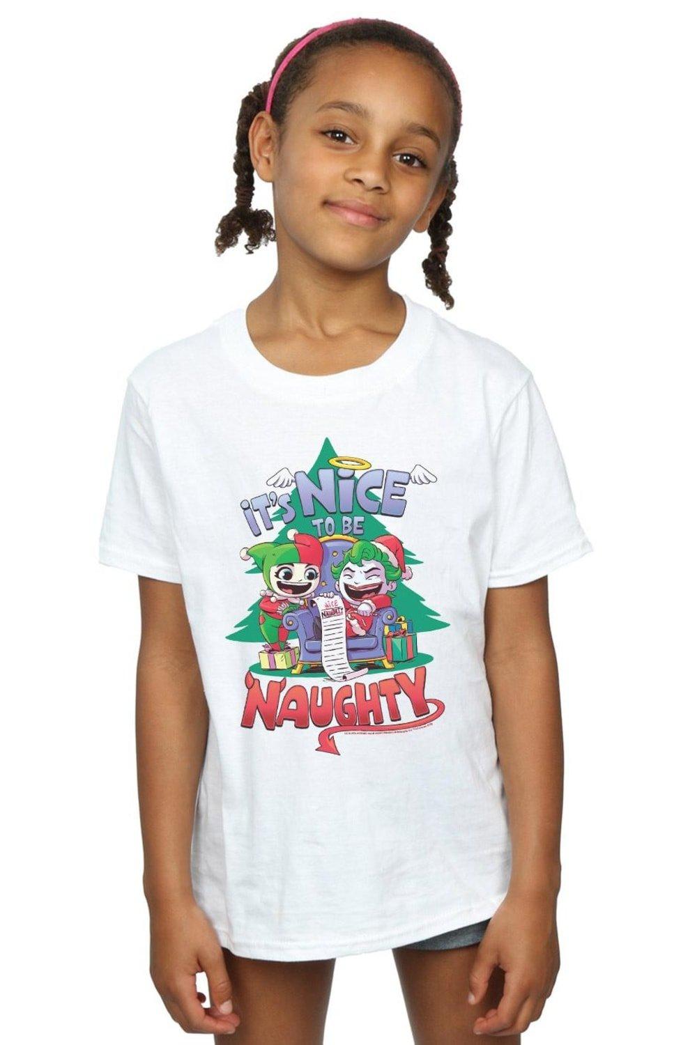 Super Friends It’s Nice To Be Naughty Cotton T-Shirt