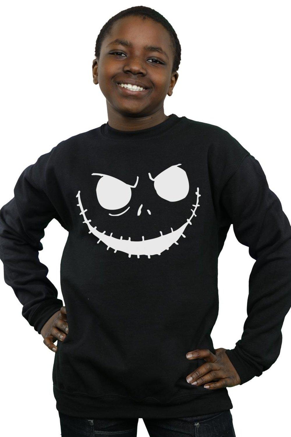 Nightmare Before Christmas Jack’s Face Bold Sweatshirt