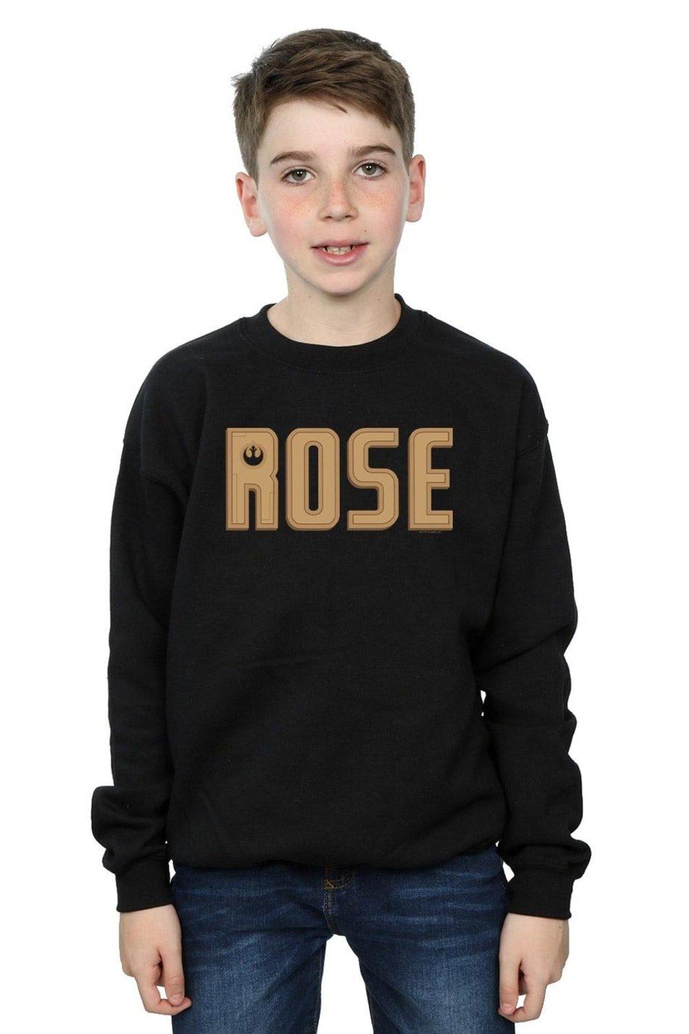 The Rise Of Skywalker Rose Text Logo Sweatshirt