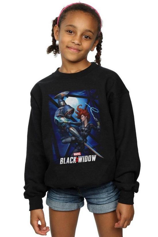 Marvel Black Widow Movie Bridge Battle Sweatshirt 1