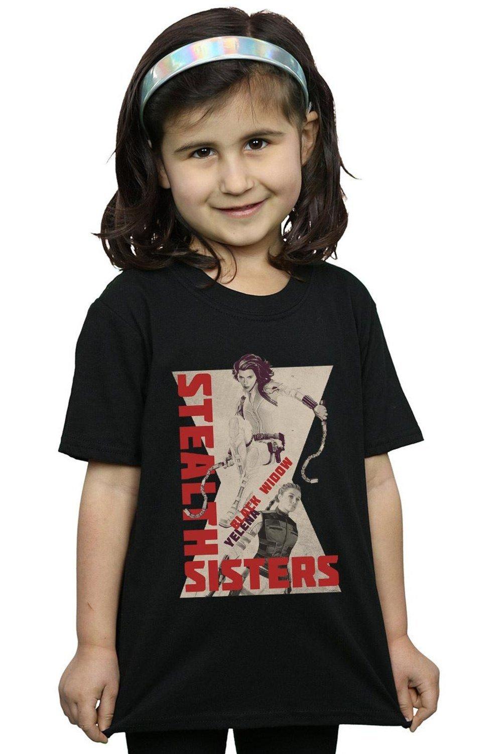 Black Widow Movie Stealth Sisters Cotton T-Shirt