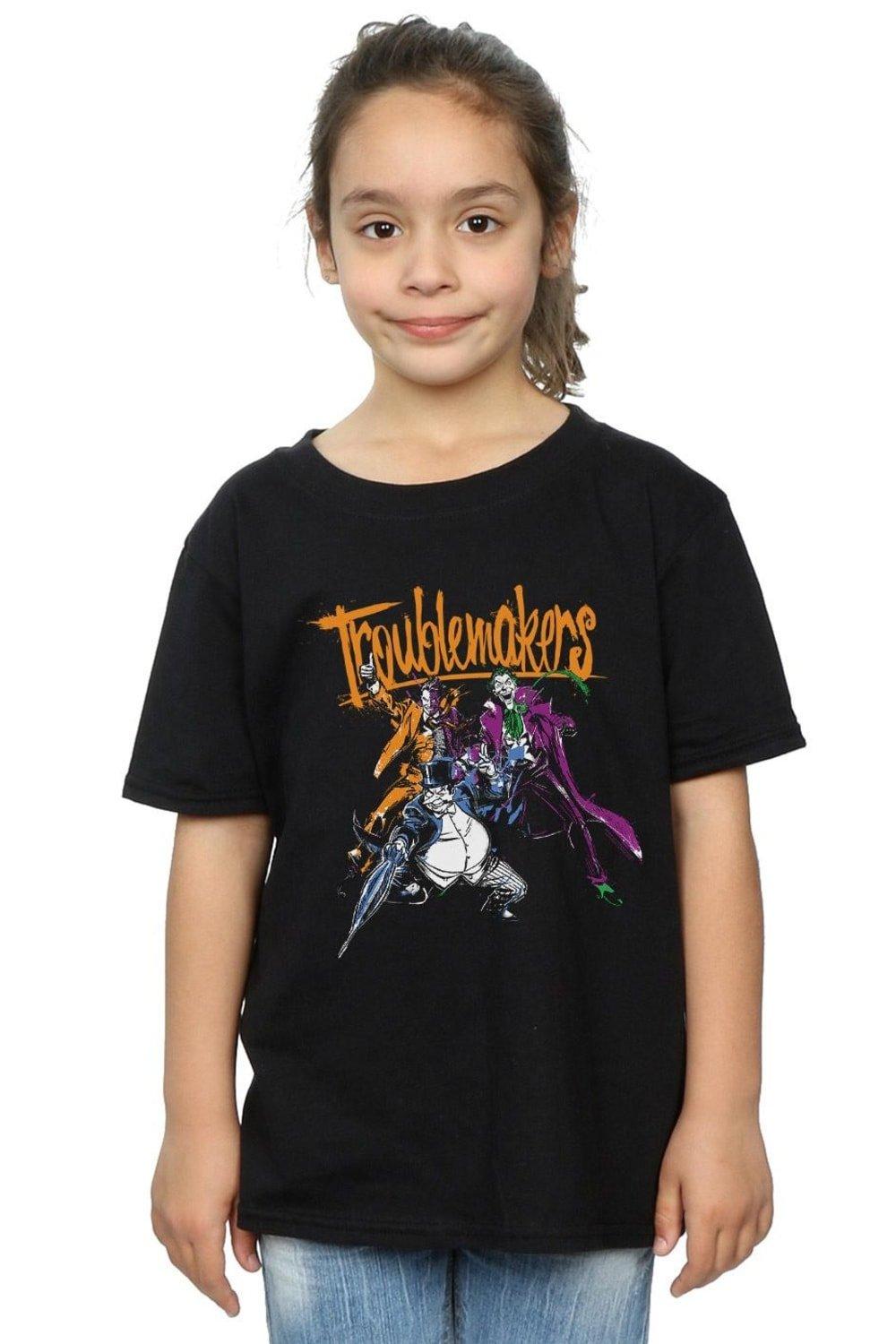 Batman Troublemakers Cotton T-Shirt