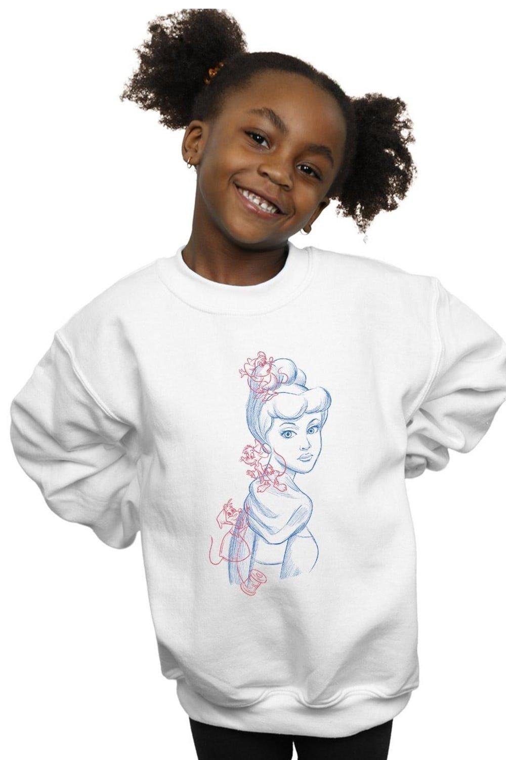 Cinderella Mouse Sketch Sweatshirt