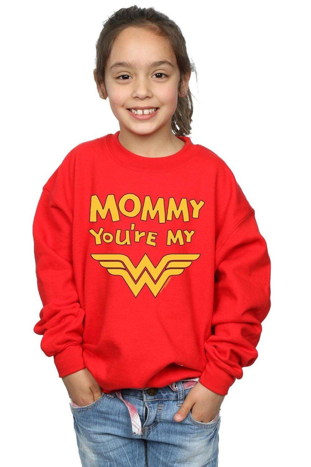 Wonder Woman Mummy You’re My Hero Sweatshirt