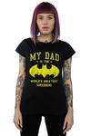 DC Comics Batman My Dad Is A Superhero Cotton T-Shirt thumbnail 1