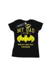 DC Comics Batman My Dad Is A Superhero Cotton T-Shirt thumbnail 2