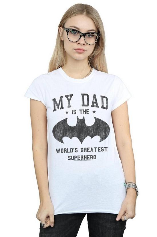 DC Comics Batman My Dad Is A Superhero Cotton T-Shirt 1