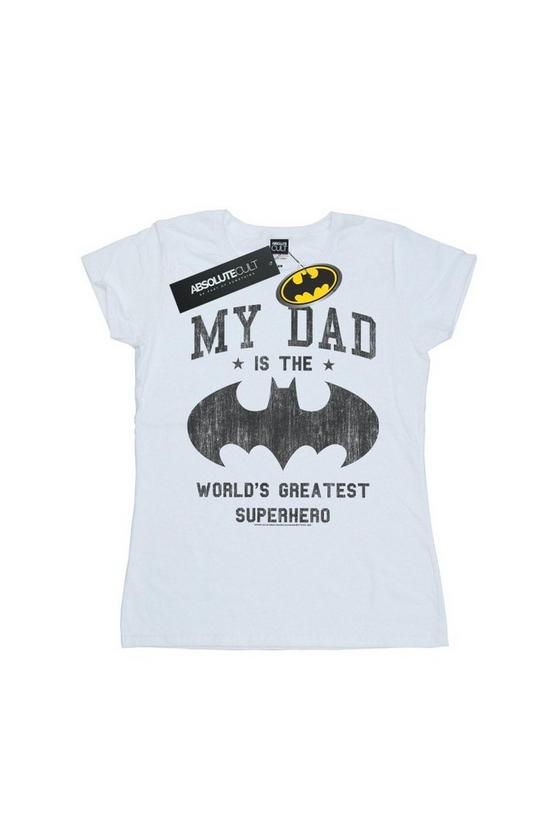 DC Comics Batman My Dad Is A Superhero Cotton T-Shirt 2