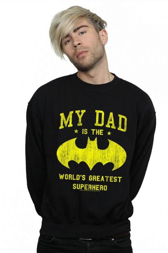 DC Comics Batman My Dad Is A Superhero Sweatshirt 1