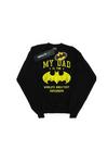 DC Comics Batman My Dad Is A Superhero Sweatshirt thumbnail 2