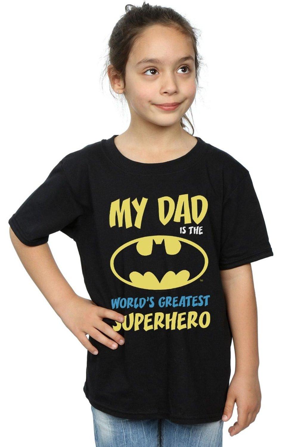 Batman World’s Greatest Superhero Cotton T-Shirt