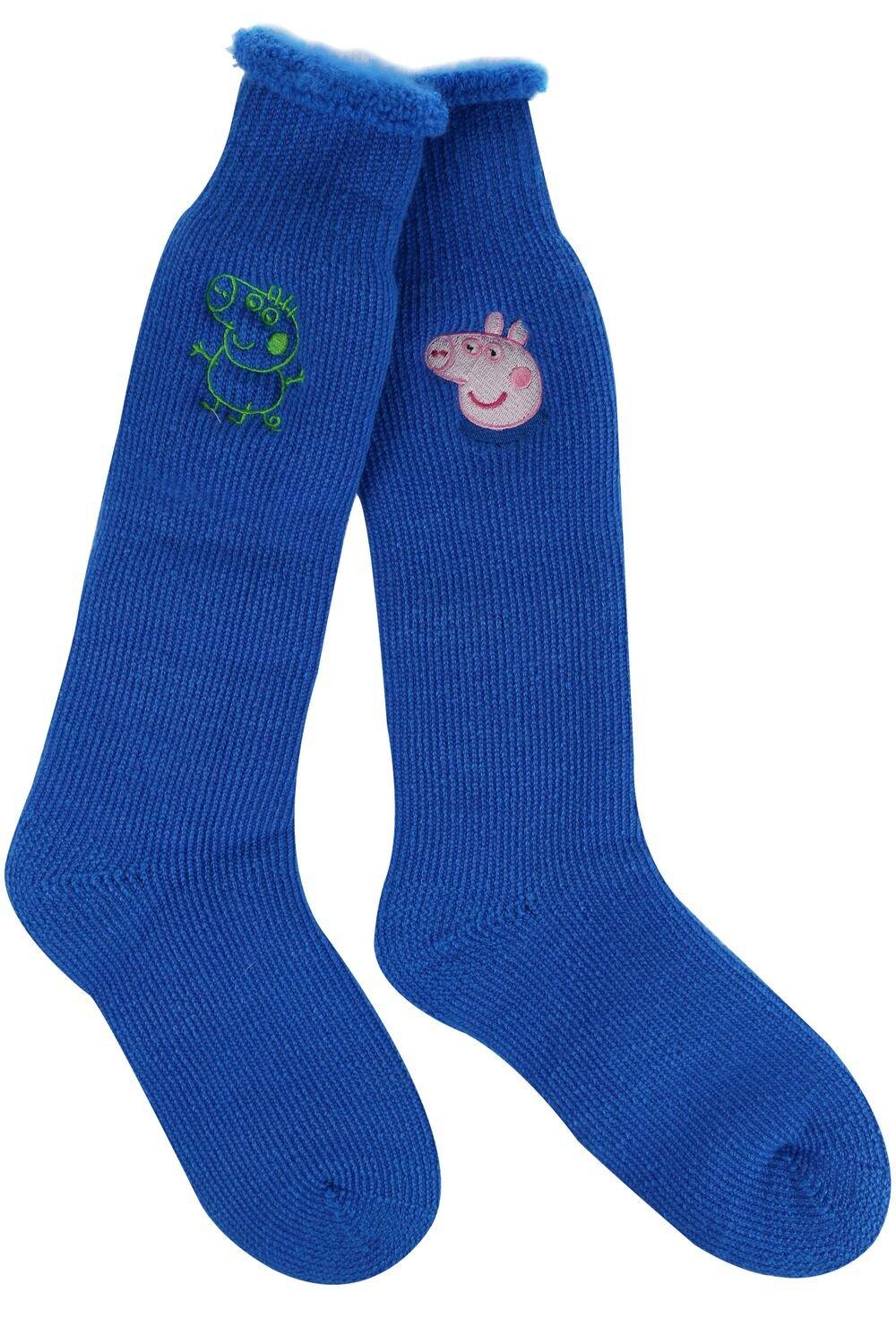 'Wellington' Warm Lined 2 Pair Long Socks