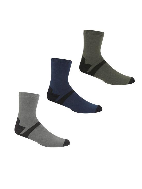 Regatta 'Outdoor Lifestyle' Coolmax 3 Pair Socks 1