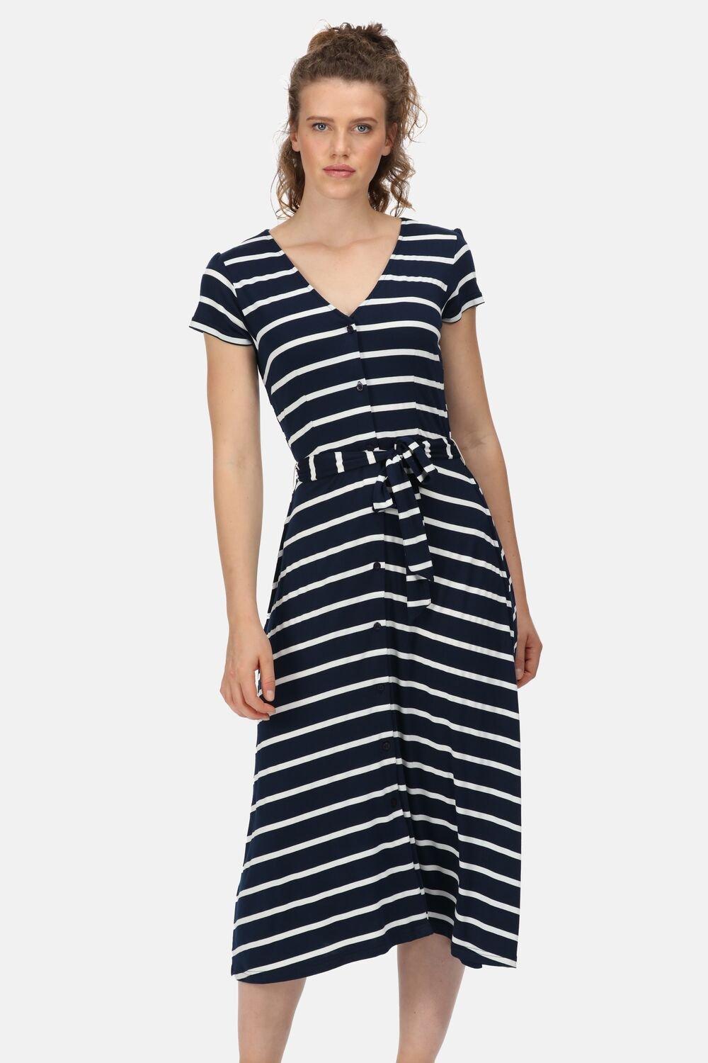 Striped 'Maisyn' Midi Dress