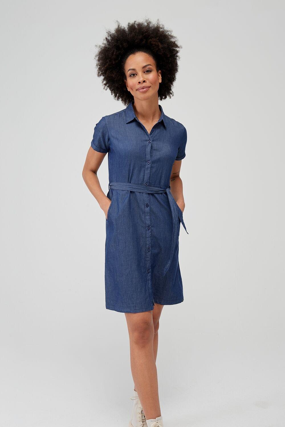 Coolweave Cotton 'Quinta' Short Sleeve Dress