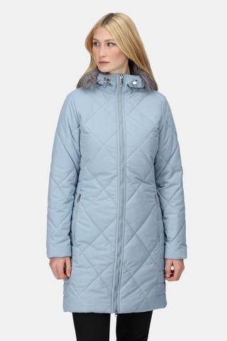 Product 'Fritha II' Thermoguard Water-Repellent Longline Jacket Pale Blue