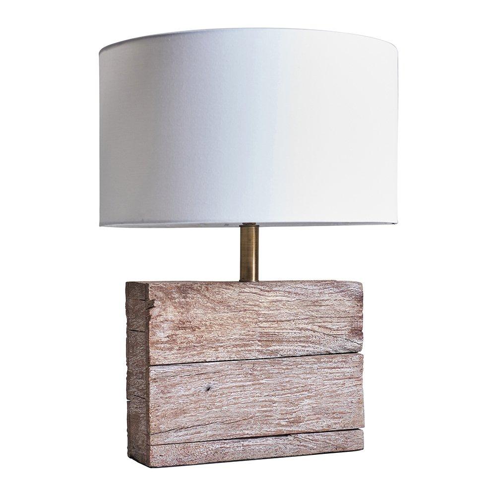 Photos - Floodlight / Street Light Fable Rustic Wood Table Lamp