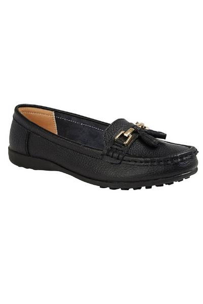 Action Leather Tassle Loafers
