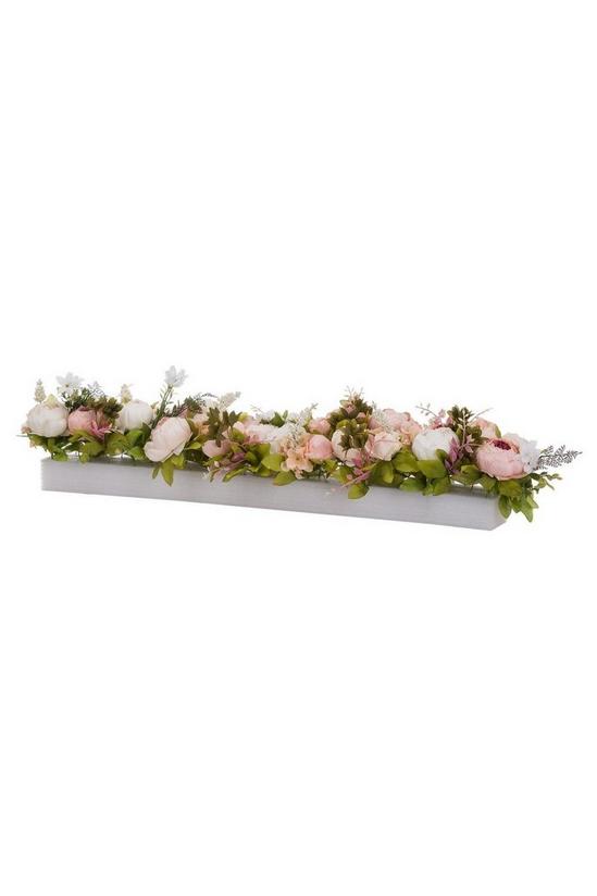 Hill Interiors Artificial Peony Table Runner 1