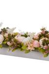 Hill Interiors Artificial Peony Table Runner thumbnail 2