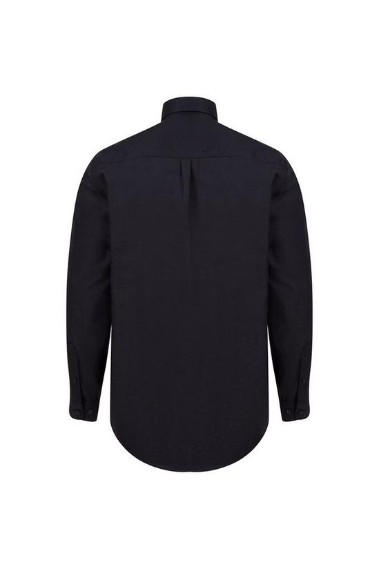 Henbury Modern Long Sleeve Classic Fit Oxford Shirt 2