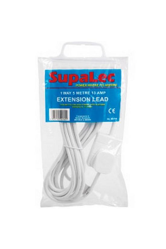 SupaLec 1 Gang 5m Extension Lead (UK Plug) 1