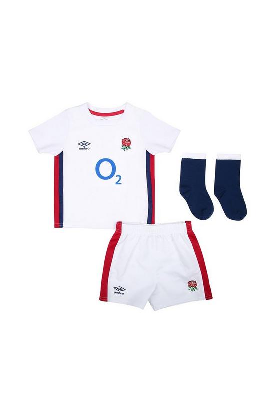 Umbro England 21/22 Home Baby Replica Rugby Kit 1
