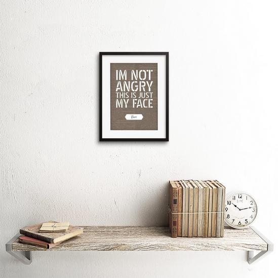 Artery8 Wall Art Print Dictionary Page Quote Karen Angry My Face Artwork Framed 9X7 Inch 2