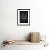 Artery8 Wall Art Print Slate Quote Benjamin Franklin Pains Gains Artwork Framed 9X7 Inch thumbnail 2