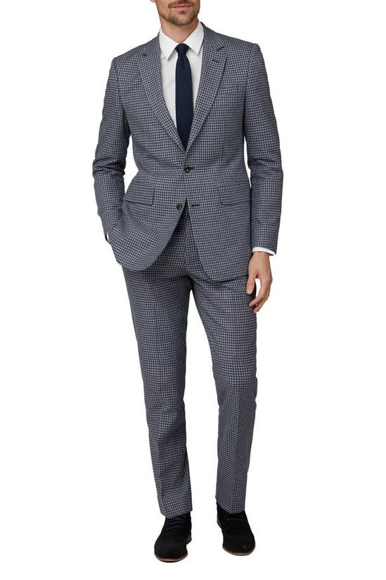 Hammond & Co Textured Gingham Tailored Fit Suit Jacket 2