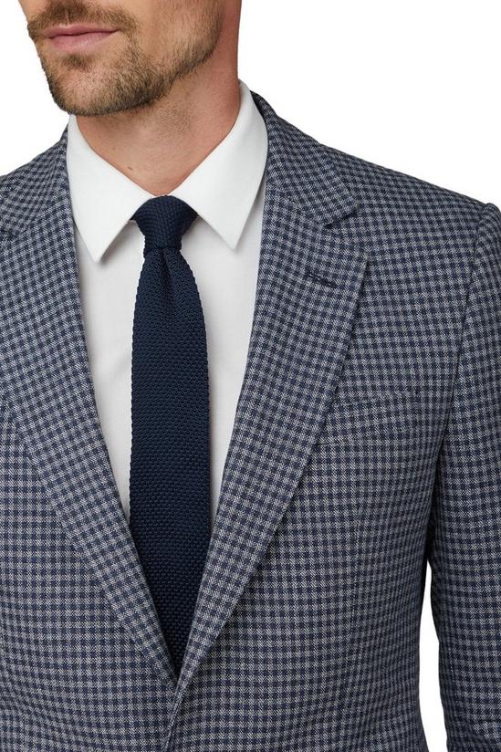 Hammond & Co Textured Gingham Tailored Fit Suit Jacket 5