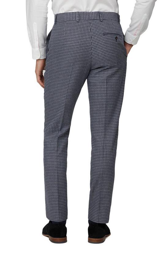 Hammond & Co Textured Gingham Tailored Fit Suit Trousers 2