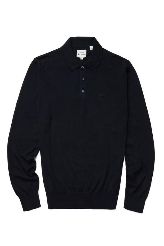 Ben Sherman Long Sleeve Knitted Polo 4