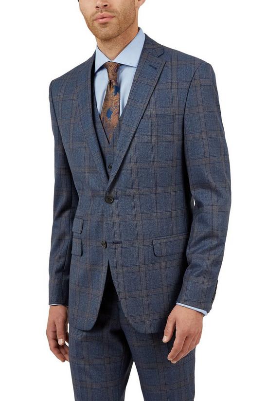 Racing Green Airforce Check Tailored Fit Suit Jacket 1