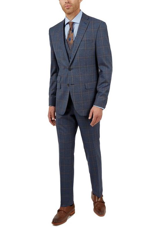 Racing Green Airforce Check Tailored Fit Suit Jacket 2