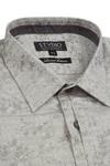 Jeff Banks Herringbone Jacquard Cotton Shirt thumbnail 2