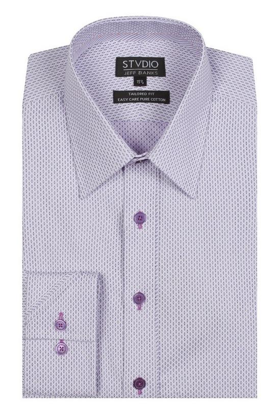 Jeff Banks Geo Dobby Formal Cotton Shirt 1