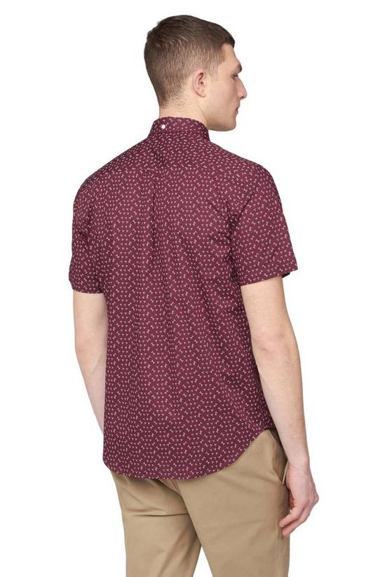 Ben Sherman Short Sleeve Geometric Triangle Print Shirt 2